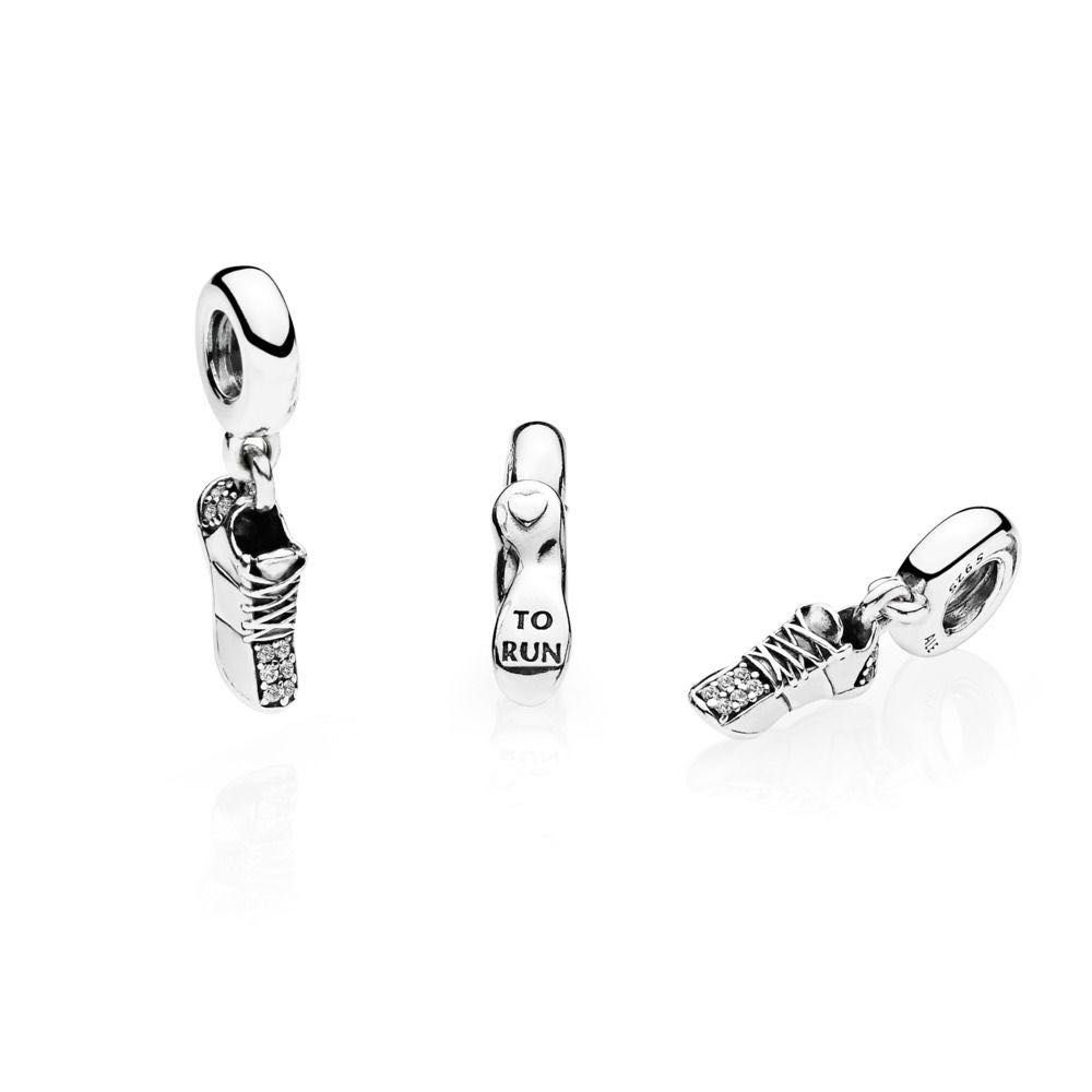 AUTHENTIC Pandora Running Shoe Sneaker Dangle Charm Women s Fashion Jewelry Organisers Charms on Carousell