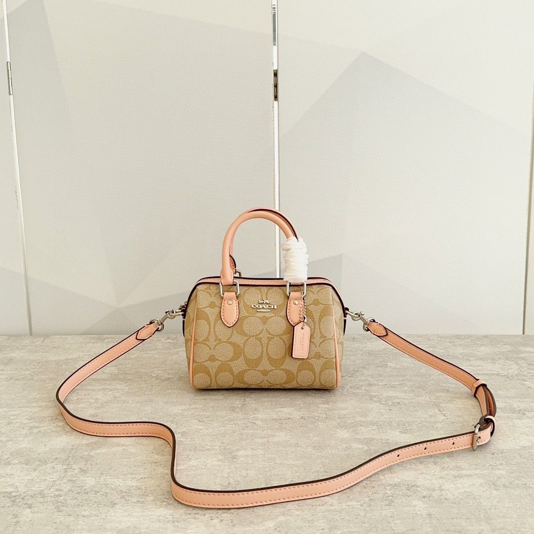 💯Authentic Coach Bag Mini Boston Bag, Luxury, Bags & Wallets on