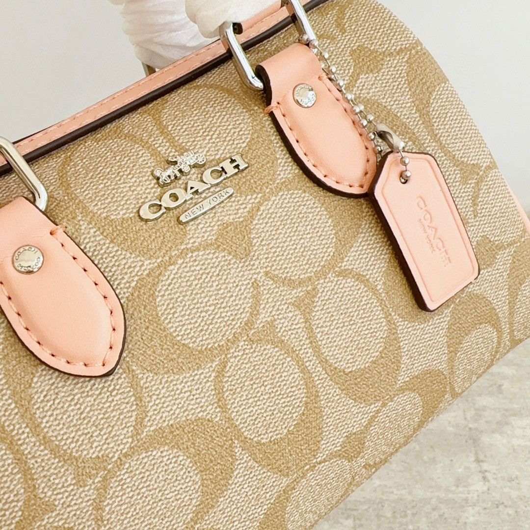 Authentic Coach Bag Mini Boston Bag