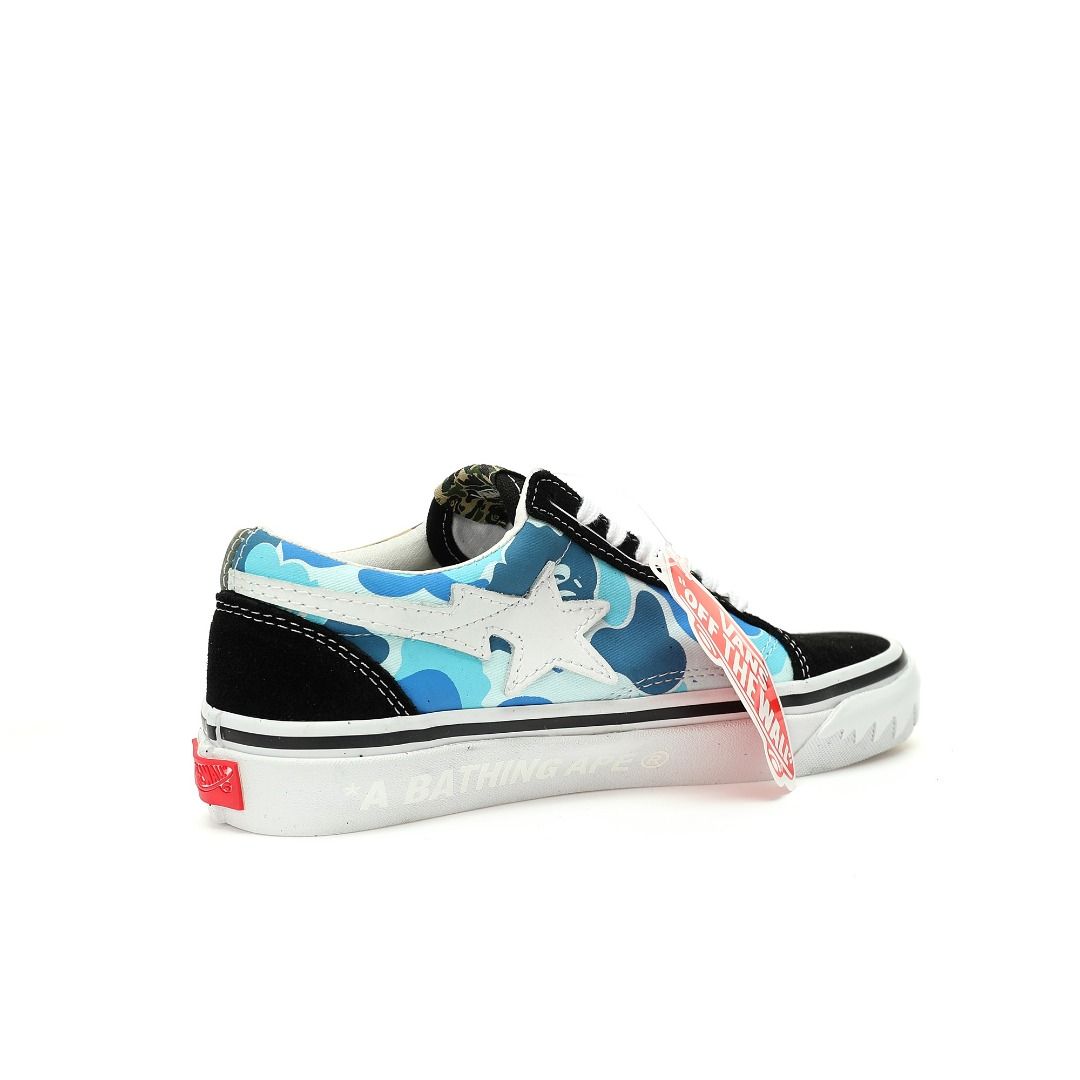 Low top camo vans best sale