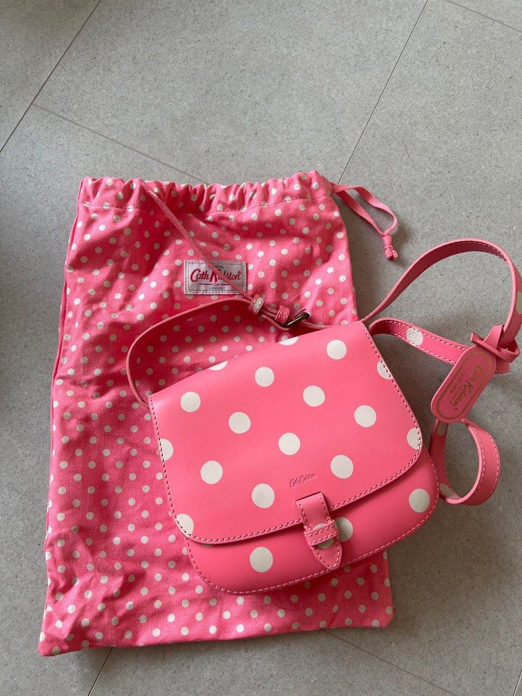 Cath kidston pink leather bag hotsell