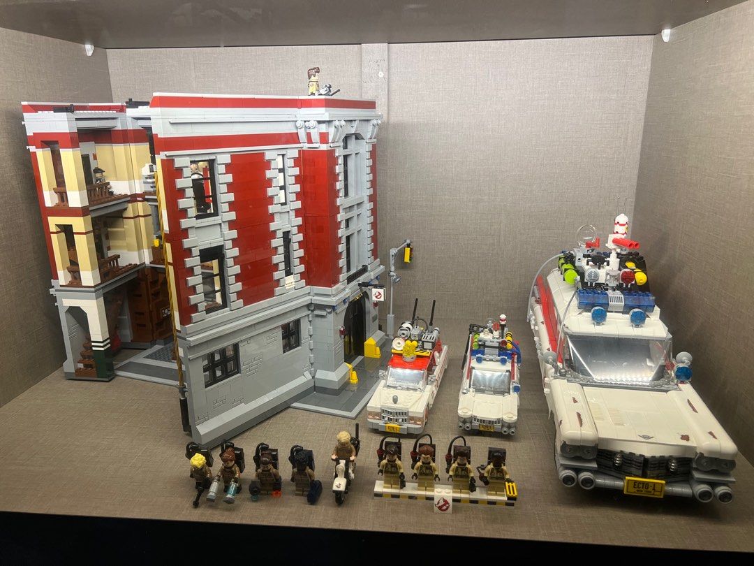 Built Ghostbusters Lego Bundle Set 75827, 75828, 10274, 21108