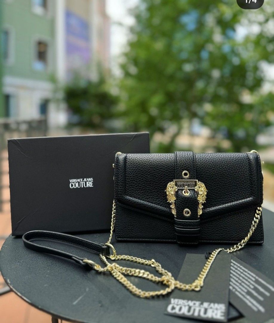 Versace couture leather Chain bag Luxury Bags Wallets on Carousell