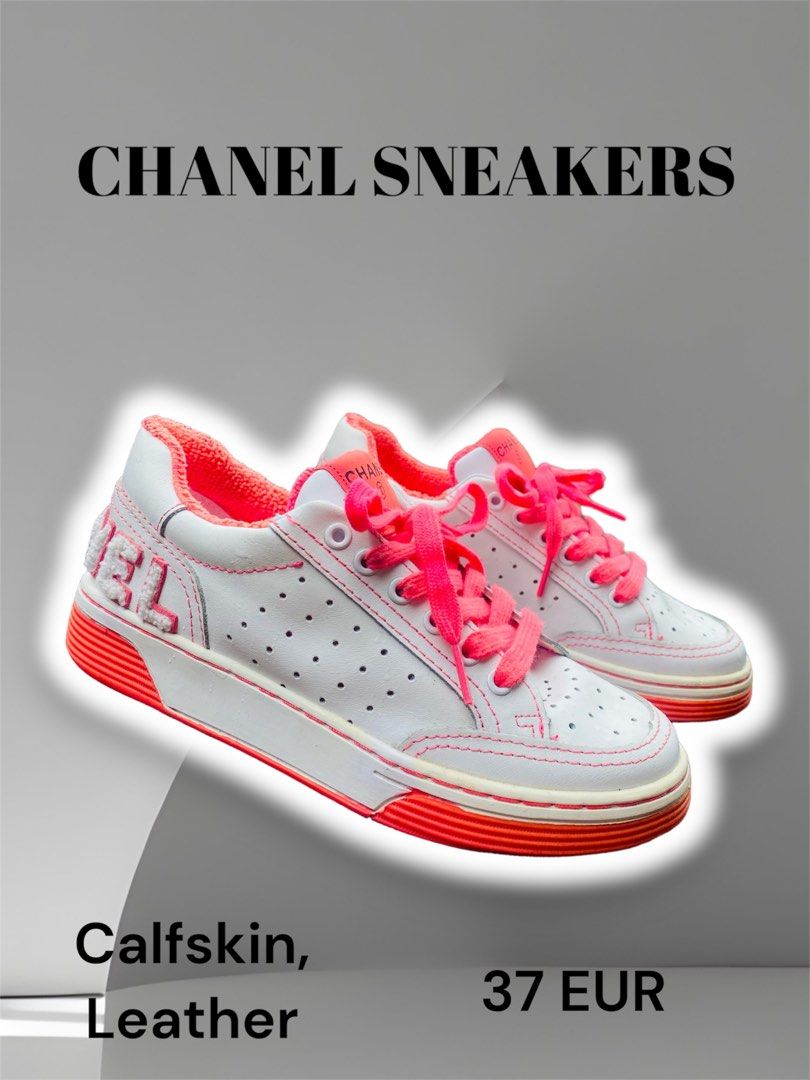 CHANEL SNEAKERS CALFSKIN Women s Fashion Footwear Sneakers on Carousell
