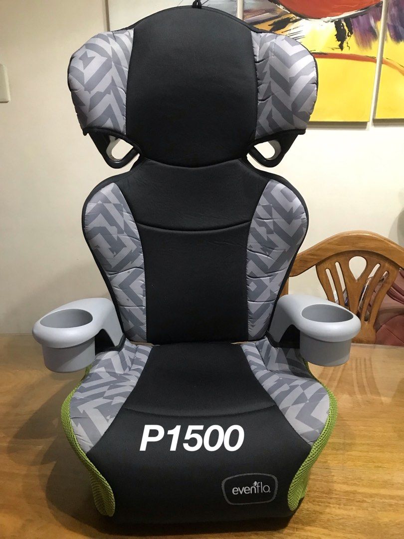 Evenflo Big Kid Sport High Back High back Booster Car Seat Preloved Babies Kids Going Out Car Seats on Carousell