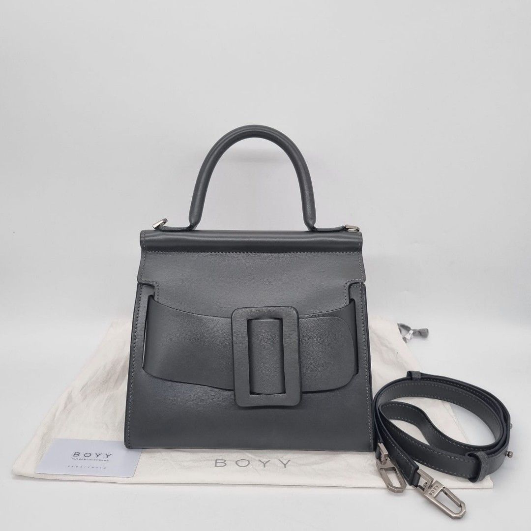 Fast Sale Preloved Boyy Bobby 23 Top Handle Grey size 23 x 13 x
