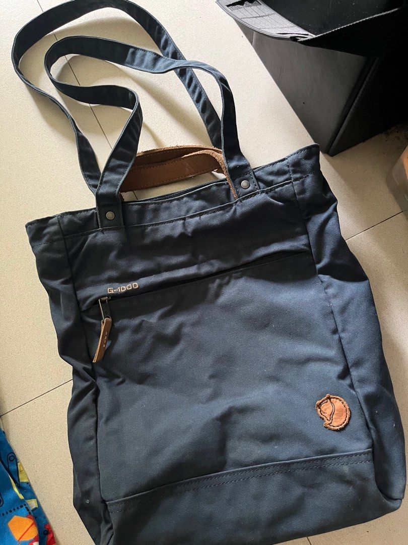 Fjallraven Kanken Totepack ORI Navy, Fesyen Wanita, Tas