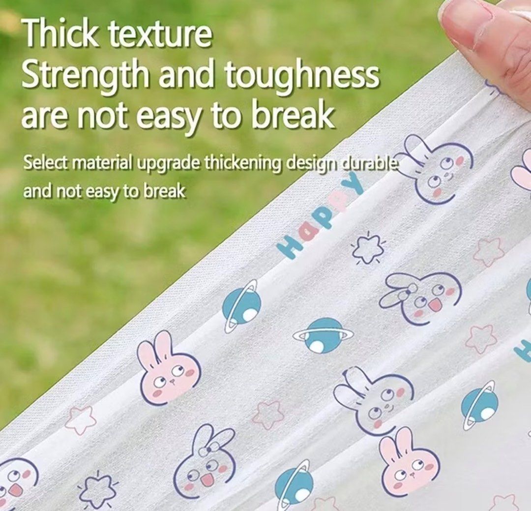 (FOREVER 2) Durable High Quality Disposable Picnic Mat Cats Rabbits