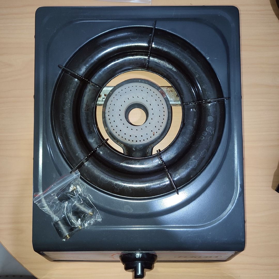 Fukuda single gas stove (Category: Cookers) located in Santa Rosa. Submitted by acepresso (Listing ID 1322375287, Image 1). Description: • Date of purchase: 2023 • Original price: ₱1,200 • Complete with accessories • RFS: Need funds asap to fix leaky roof • Payment via PayMaya, GCash or Paypal 📍 Santa Rosa, Laguna.