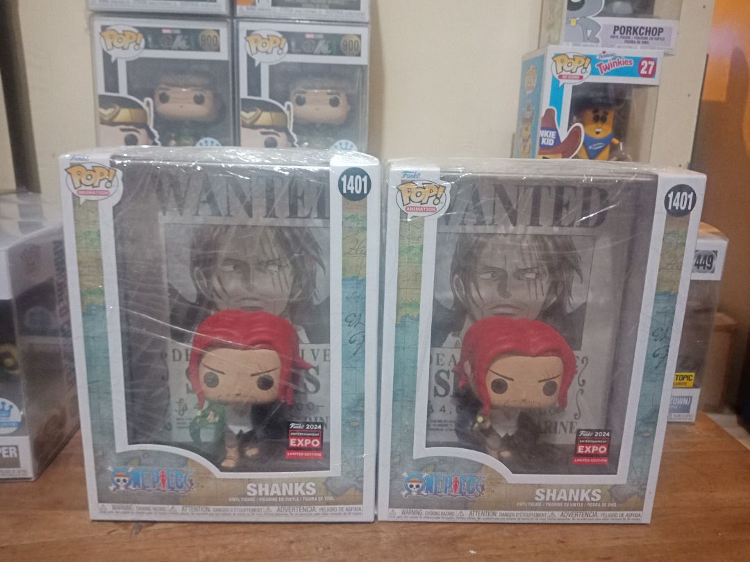 Funko Pop Wanted Poster Shanks Expo Shared 2024 (Category: Designer & Blind Box Toys) located in San Jose. Submitted by gamesandgeeks (Listing ID 1322343866, Image 1). Description: Funko Pop Wanted Poster Shanks Expo Shared 2024 Can be shipped via LBC(not free shipping) Meetups: San Jose City, Nueva ecija Science City of Muñoz Cabanatuan (to be sched if possible) Pm for more Details/Pictures.