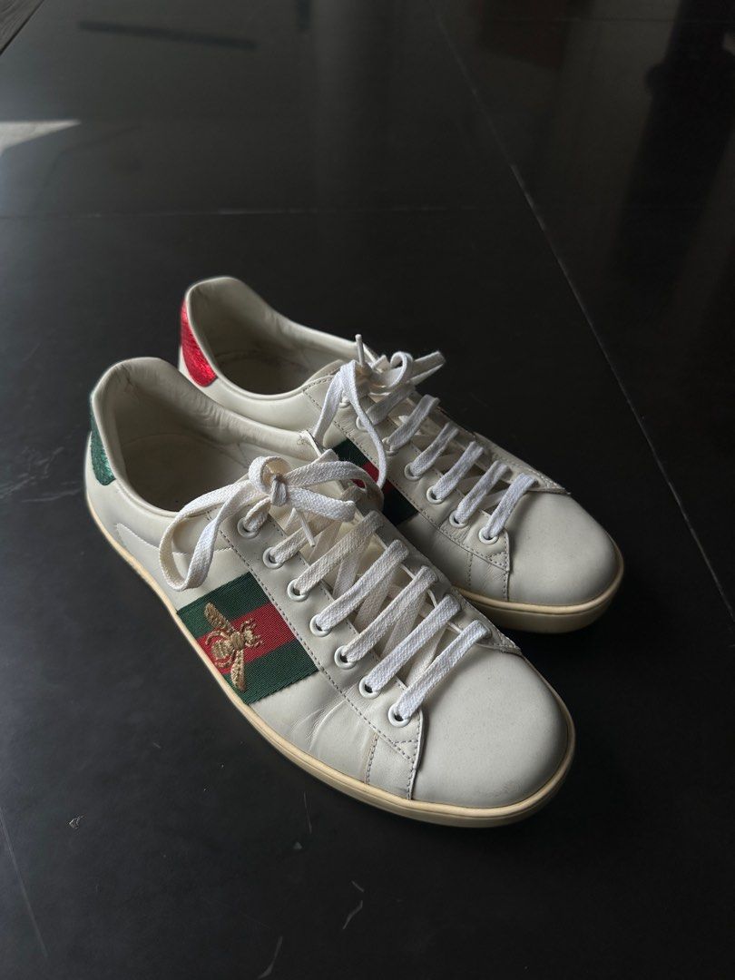 Gucci Ace sneaker Bee embroidery size 42