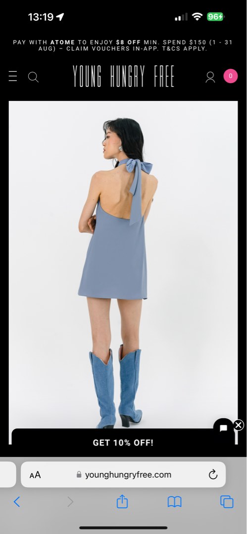 Low back flowy dress cheap