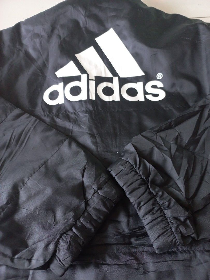 Jaket Parasut Adidas Balok Hitam Anak Fesyen Pria Pakaian Baju Luaran di Carousell