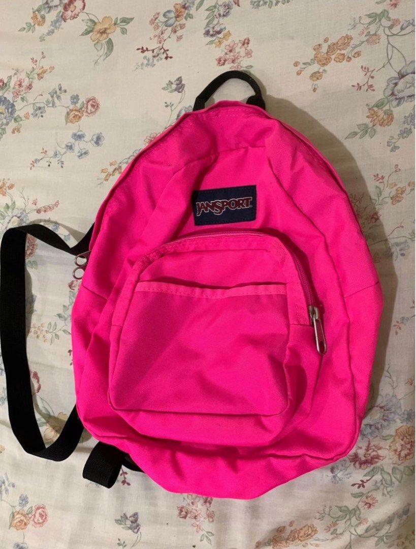 JanSport Half Pint BackPack Ultra Pink 9L (Category: Backpacks) located in Lipa City. Submitted by sialers (Listing ID 1322228231, Image 1). Description: Good as new. Can pass as brand new. GCash payment Payment first Ship via J&T .