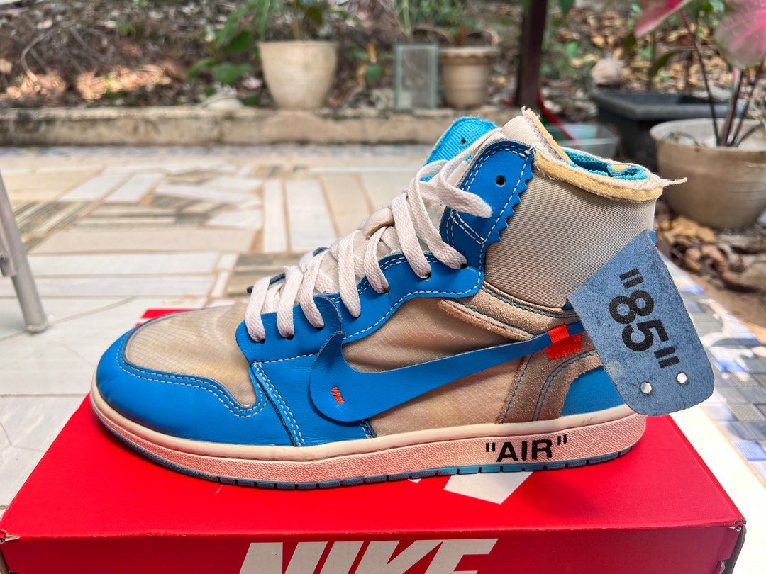 Off White Sepatu Air Jordan Ori Sepatu Air Jordan University Blue