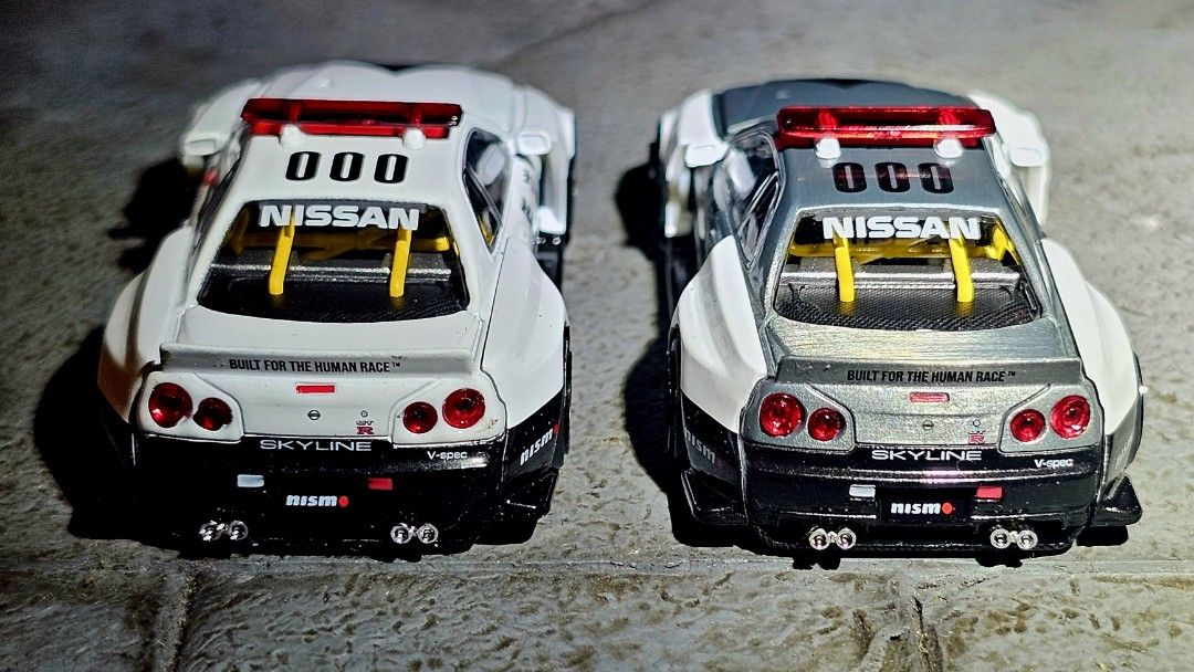 Kaido House Chase Nissan Skyline R34 AERO Police Car MiniGT