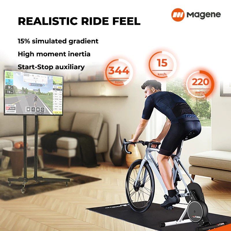 Magene Indoor Trainer T200 Sports Equipment Exercise Fitness Cardio Fitness Machines on Carousell