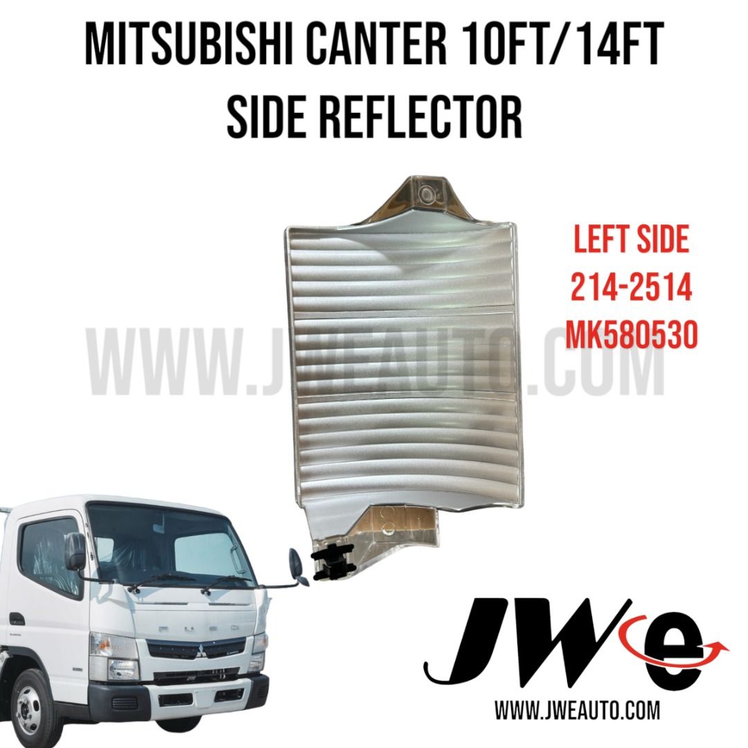 Mitsubishi Fuso Canter Side Reflector FEB21 FEA01 FEA21 Side Mitsubishi Fuso Canter Side Reflector FEB21 FEA01 FEA21 Side