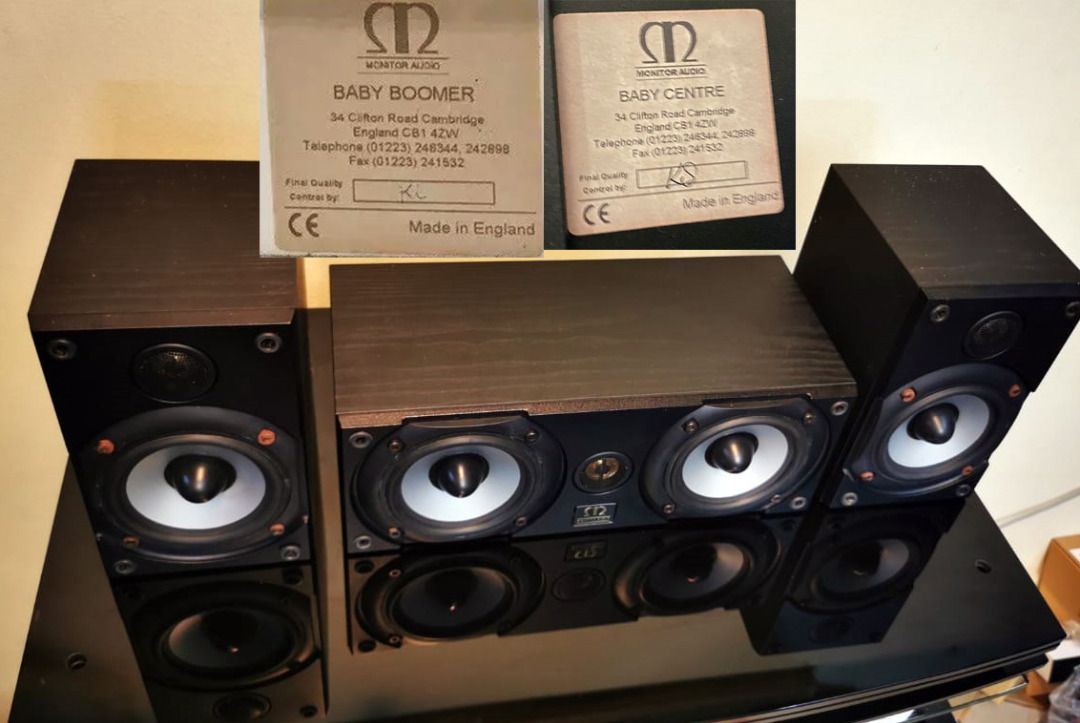 Monitor Audio Bronze 1 and Baby Boomer Satellites, 5 speaker 