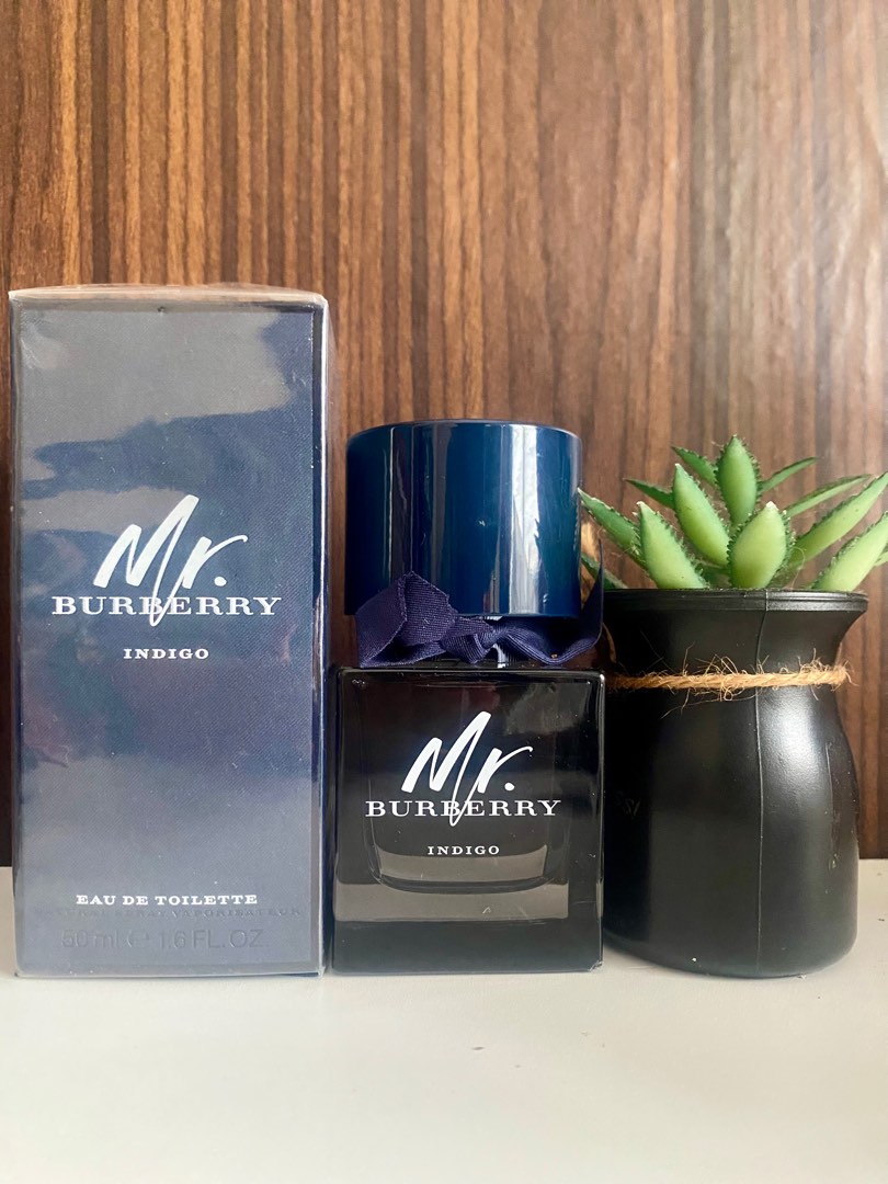 Mr Burberry indigo 50ml Beauty Personal Care Fragrance Deodorants on Carousell