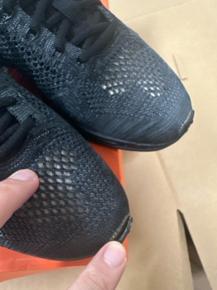 Nike flyknit racer triple black