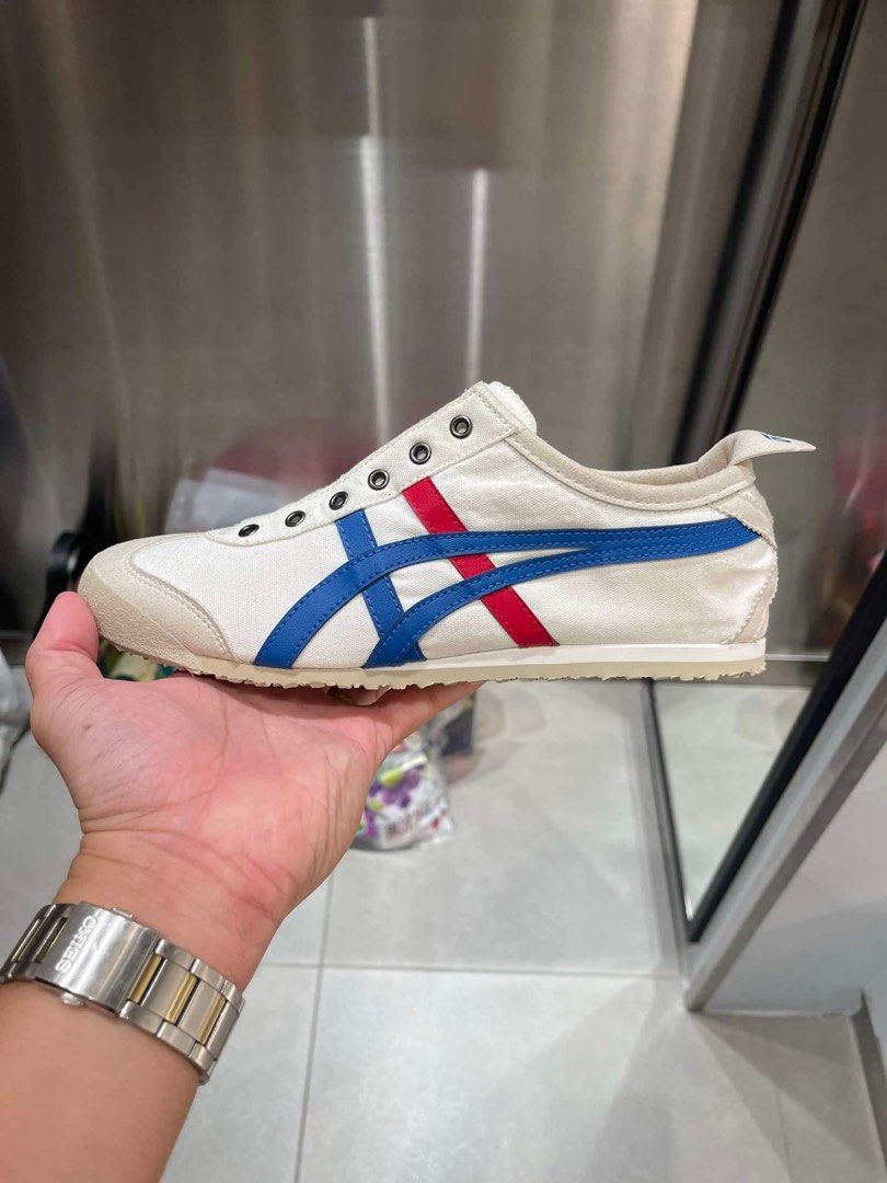 Onitsuka Tiger Mexico 66 Slip On White Tricolor Women s Fashion Footwear Sneakers on Carousell
