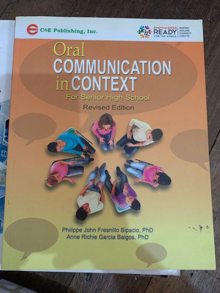 Oral communication in context revised edition 2019 (Category: Textbooks) located in Quezon City. Submitted by bt-enterprises (Listing ID 1322220001, Image 1). Description: .