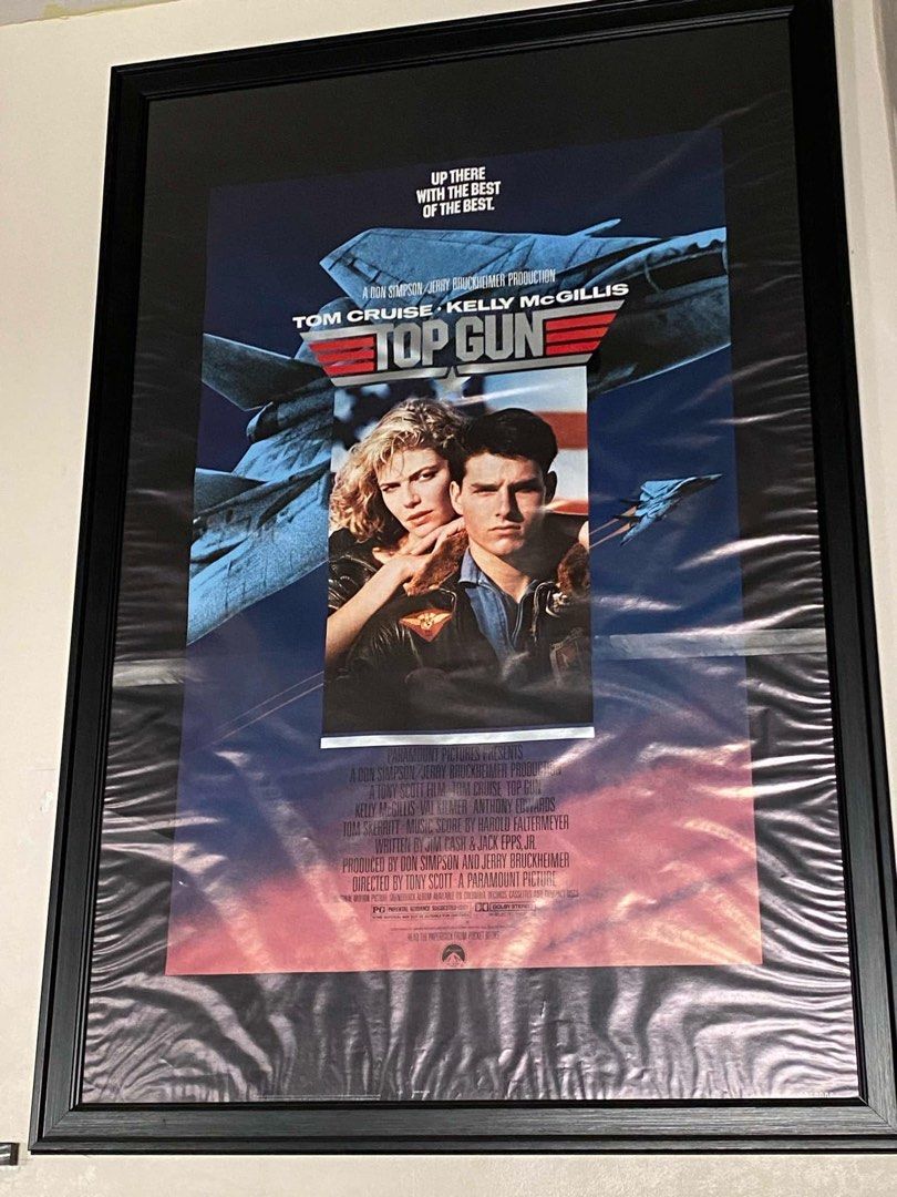 Original Top Gun 1986 Movie Poster Not Reprinted Hobbies Toys