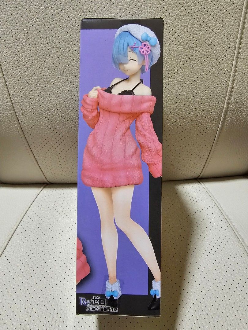 rem knit dress figure Amazon.com: Taito Re:Zero Precious Figure Rem ~Knit Dress ver. Renewal,  Multiple Colors (T83326) : Toys & Games