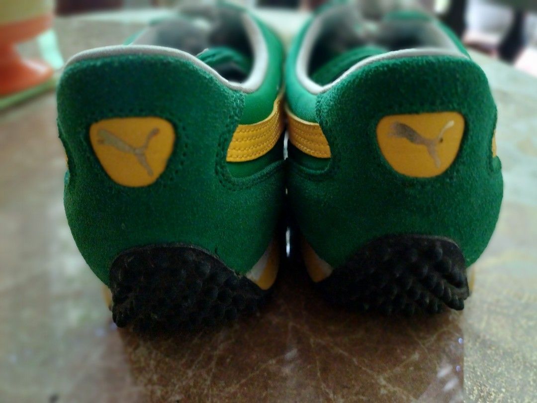 Puma whirlwind green yellow hotsell