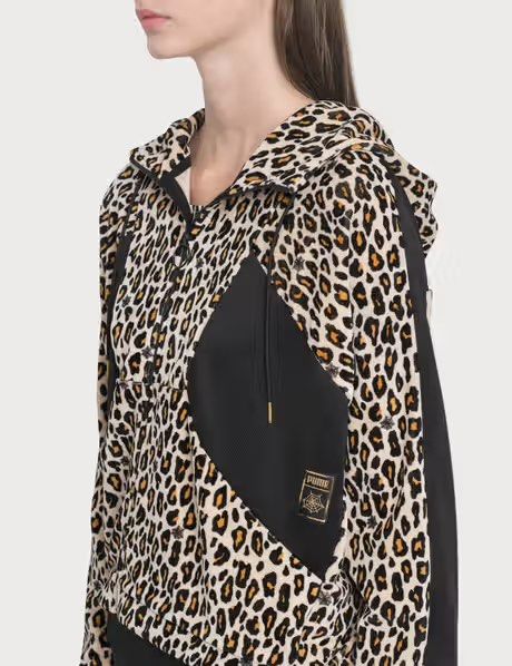 PUMA x Charlotte Olympia Collection Leopard Print Jacket and Sport Bra s