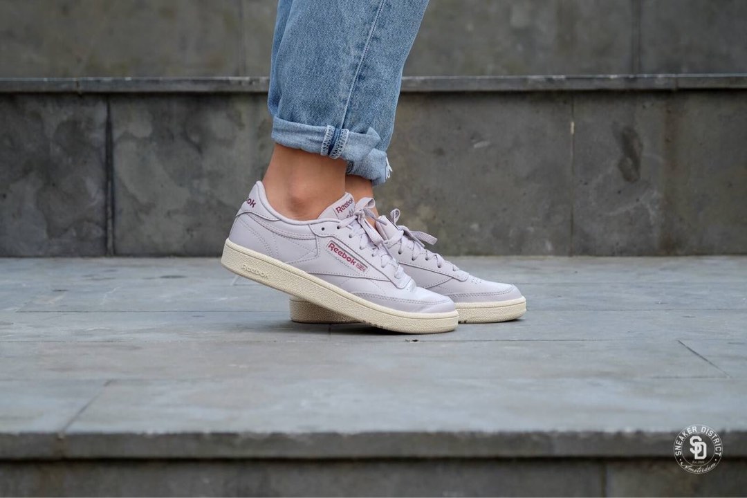 Reebok Club C 85 Vintage in Lilac, Women's Fashion, Footwear