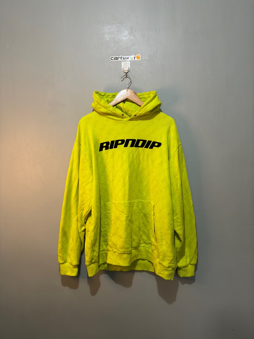 Yellow rip n dip hoodie new arrivals