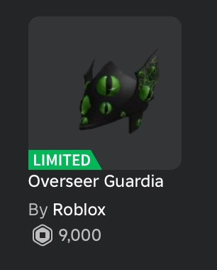 ROBLOX LIMITED FOR SALE, Video Gaming, Gaming Accessories, In-Game ...