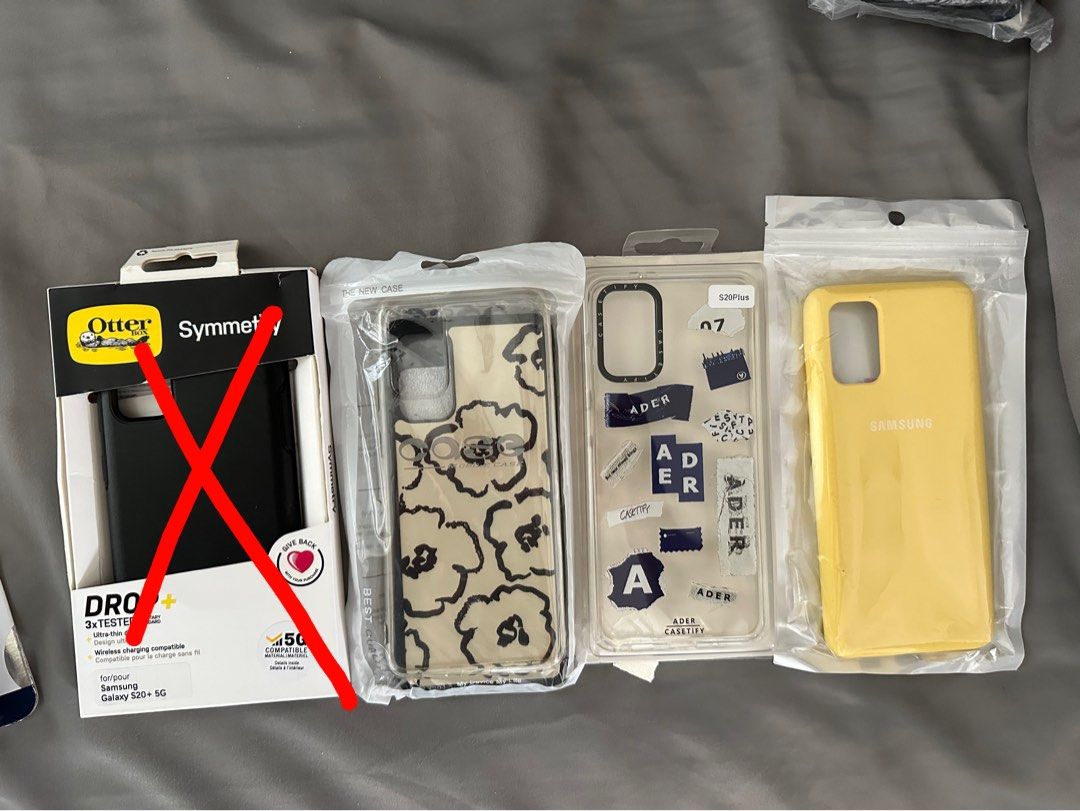 S20 plus cases (Category: Cases & Sleeves) located in Quezon City. Submitted by pauldmng (Listing ID 1275690069, Image 1). Description: Selling as bundle only: S20 plus cases 📌RFS: Decluttering (unit already sold) Otterbox sold already 📌 Last price posted 📌 Mode of payment: Gcash 📌 Shipping: will be shouldered by the buyer (lalamove, grab).