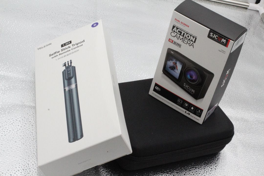 SJCAM SJ8 Dual Screen 4k Action Camera Package (Category: Video Cameras) located in Santa Maria. Submitted by dr.ariesramos (Listing ID 1322318735, Image 2). Description: FOR SALE: SJCAM SJ8 Dual Screen 4k Action Camera Package PRICE: P6,995 (slightly negotiable) CONDITION: Brand New, Only opened for testing purposes RFS: Need funds for continuing education DESCRIPTION: With Complete packaging including Telesin Upgraded version 1.3M Selfie Stick 