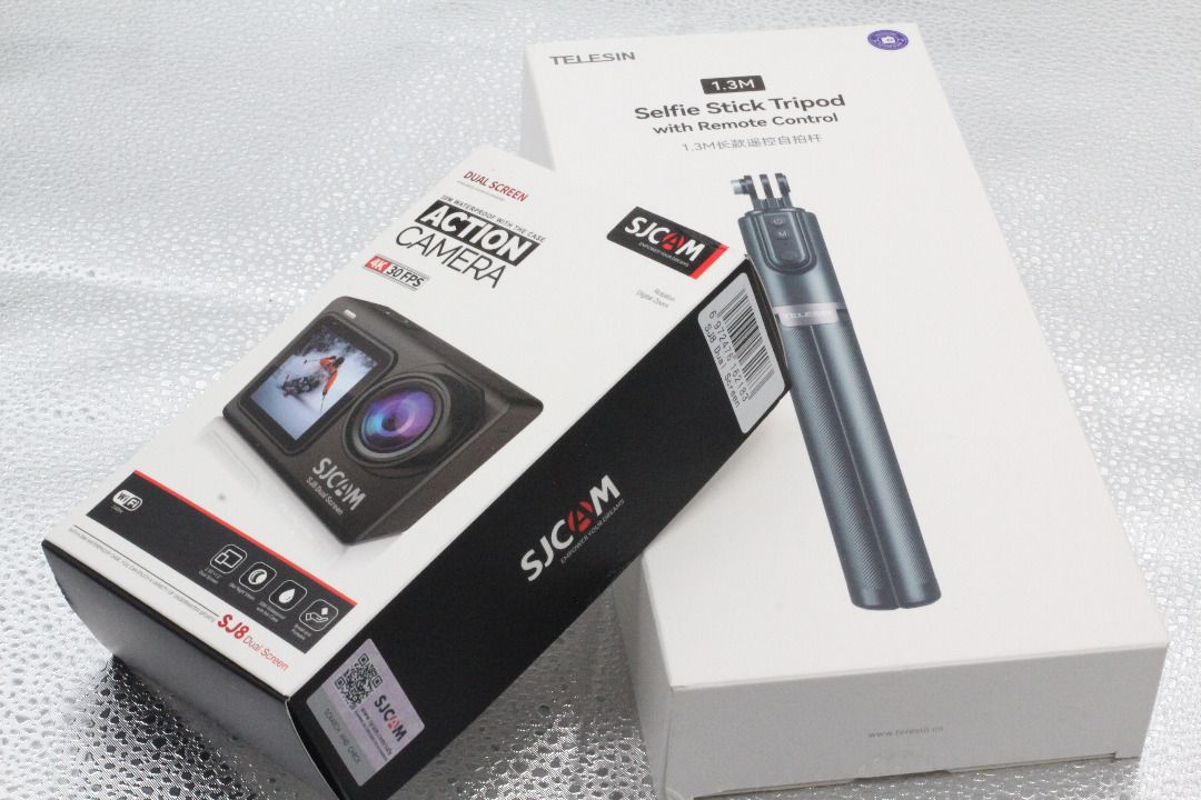SJCAM SJ8 Dual Screen 4k Action Camera Package (Category: Video Cameras) located in Santa Maria. Submitted by dr.ariesramos (Listing ID 1322318735, Image 3). Description: FOR SALE: SJCAM SJ8 Dual Screen 4k Action Camera Package PRICE: P6,995 (slightly negotiable) CONDITION: Brand New, Only opened for testing purposes RFS: Need funds for continuing education DESCRIPTION: With Complete packaging including Telesin Upgraded version 1.3M Selfie Stick 