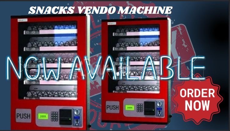 SNACKS VENDO MACHINE AVAILABLE (Category: Office & Business Technology) located in Caloocan City. Submitted by anjanettep80554 (Listing ID 1322265741, Image 1). Description: Description Wall-mounted Small Vending Machine Series Parameters Model : FDOWS039 price : 113,100 Dimension :210*550*850mm Weight : 32KG Ad display : Large glass window Power/Voltage : 20W,AC110V-220V/50-60HZ shipping method : Spiral rollout Number of lanes : 5 strips as stan