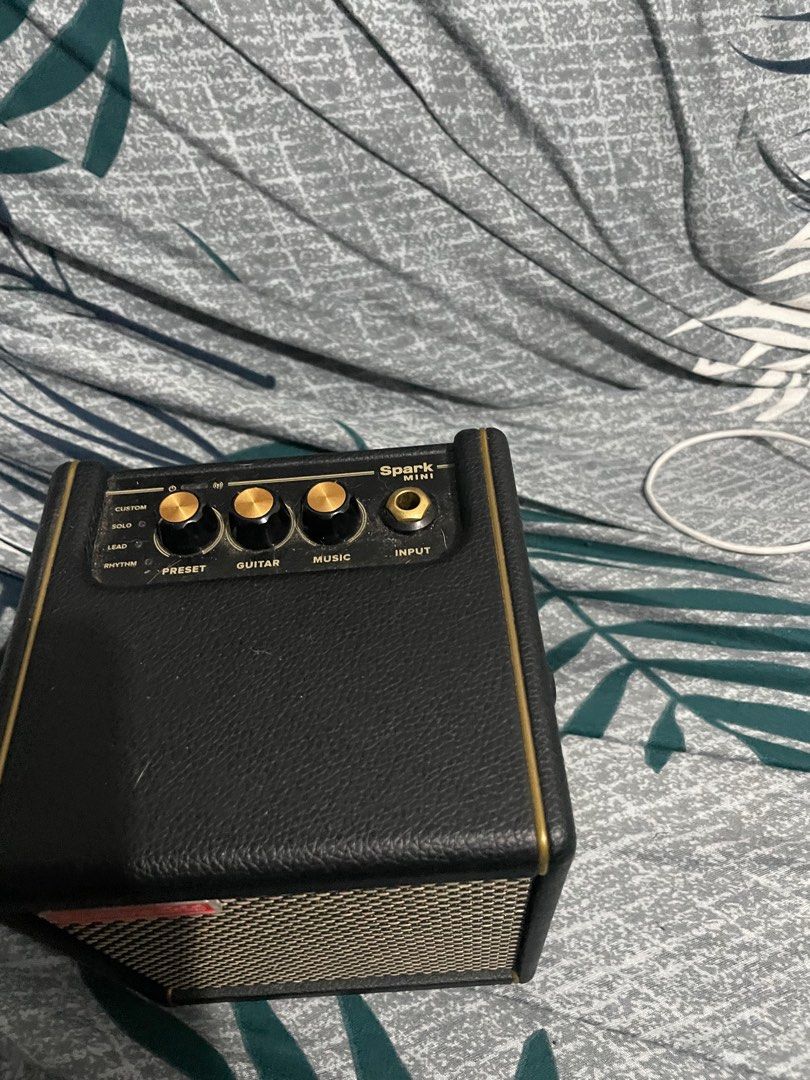 Spark mini amp (Category: Soundbars, Speakers & Amplifiers) located in Batangas. Submitted by keenstorm.a35740 (Listing ID 1322349293, Image 2). Description: spark mini amp positive grid bluetooth speaker guitar amp .