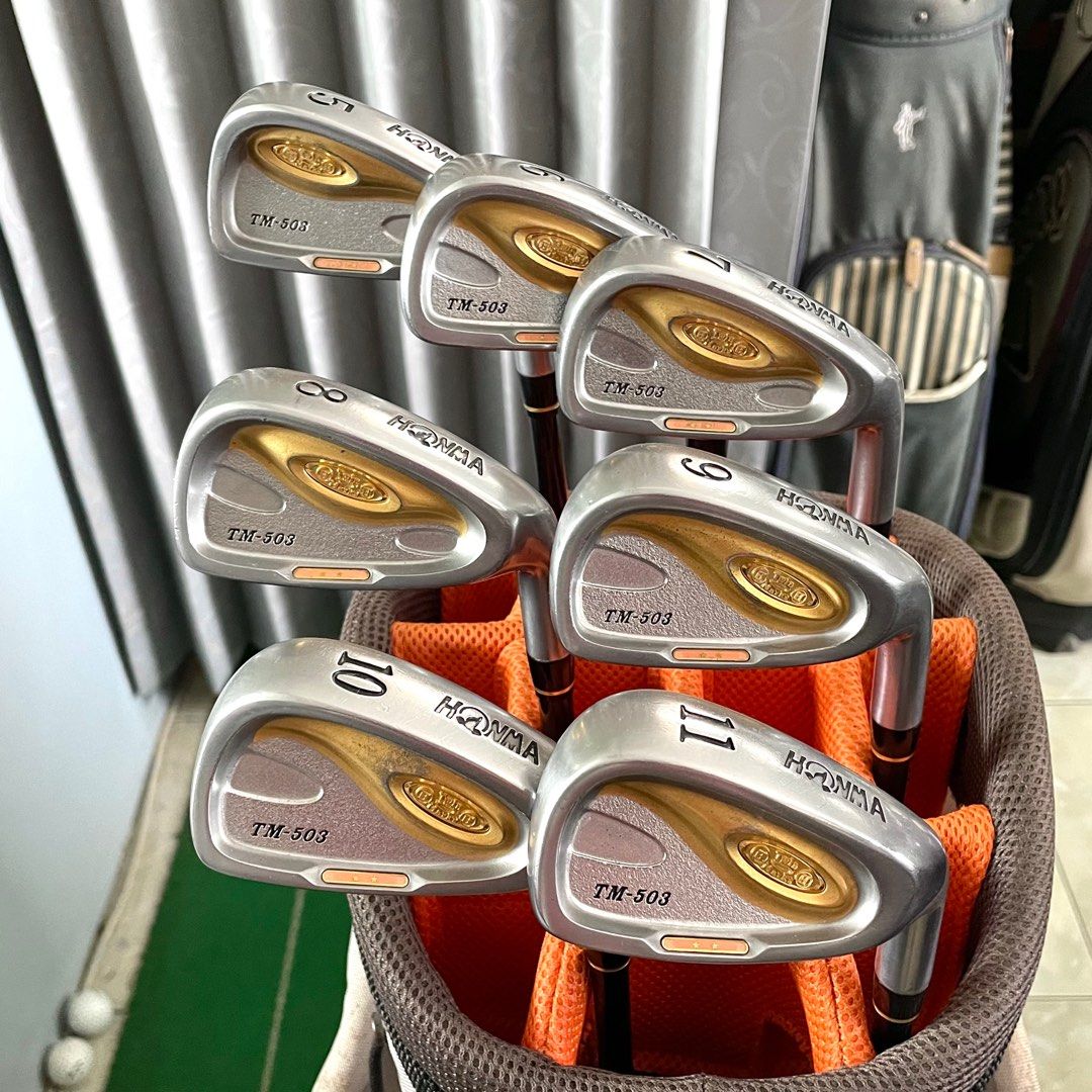 HONMA TM-503 ゴールドライン 星5 レディースアイアンセット HONMA