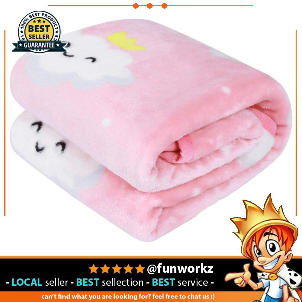 Pink cozy blanket top