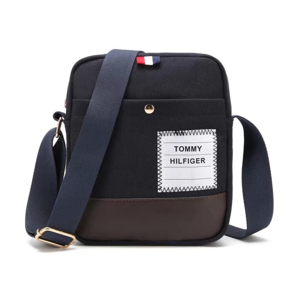 Tommy Hilfiger Sling Bag for Men (Category: Sling Bags) located in Pasig City. Submitted by ff.ph (Listing ID 1322379452, Image 3). Description: Brand new Size 9 inches Adjustable strap 2 colors available Black and Blue With dustbag , serial number Add paper bag additional 90 peso .