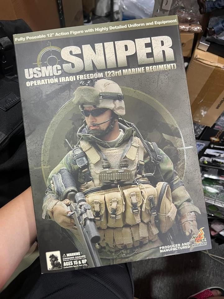 1/6 12インチホットトイズ USMC SNIPER OPERATION ホットトイズ・ミリタリー】1／6スケールフィギュア U.S.M.C.