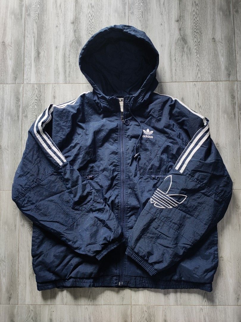 VINTAGE ADIDAS JACKET 3LINES Men s Fashion Coats Jackets and Outerwear on Carousell