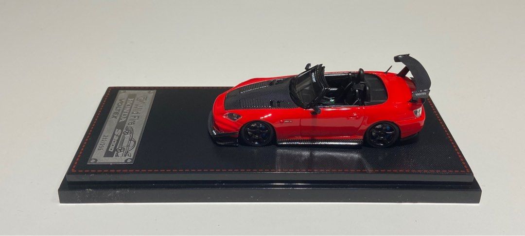 WildFire 1/64 - Honda S2000 Voltex Red, 玩具收藏品, 手辦及模型