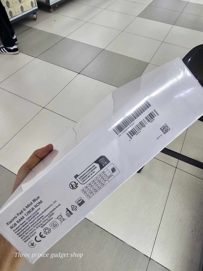 Xiaomi pad 6 brandnew (Category: Android) located in Pasig City. Submitted by ijamgadgets (Listing ID 1322316836, Image 3). Description: xiaomi pad 6 brandnew sealed 6/128gb -15500 8/128gb- 16500 cod and same day delivery can pick up in our store in greenhills.