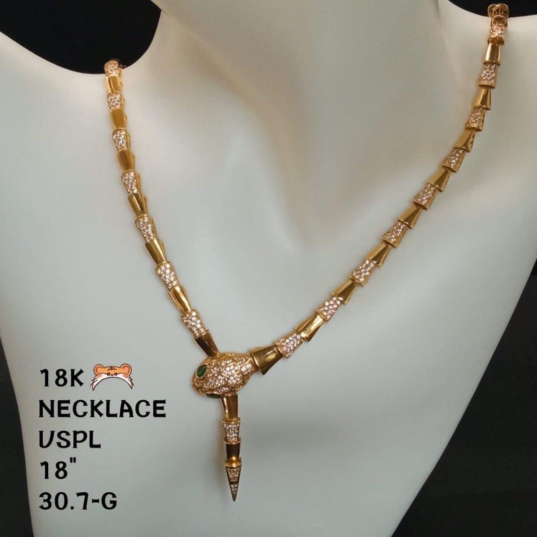 YG & WG Serpentine Chain Necklace (Category: Necklaces) located in Manila. Submitted by blggold (Listing ID 1322374965, Image 1). Description: Pls read this msg: Pls follow Me. No Physical Store Online Only. Click and send me the photo so I can give you the price. Pls take note prices per gram are different in each photo. No when worn you only can see in Weigh, Hand Palm, Finger or Coin. Gcash Or BDO Bank Transfer. No Lay Away Cash Only. Payment 