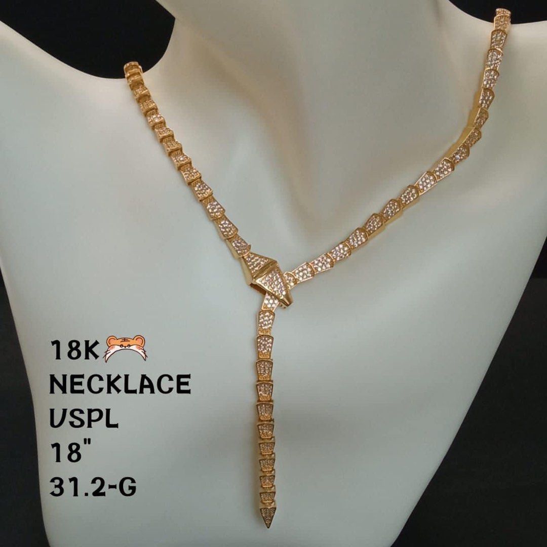 YG & WG Serpentine Chain Necklace (Category: Necklaces) located in Manila. Submitted by blggold (Listing ID 1322374965, Image 3). Description: Pls read this msg: Pls follow Me. No Physical Store Online Only. Click and send me the photo so I can give you the price. Pls take note prices per gram are different in each photo. No when worn you only can see in Weigh, Hand Palm, Finger or Coin. Gcash Or BDO Bank Transfer. No Lay Away Cash Only. Payment 