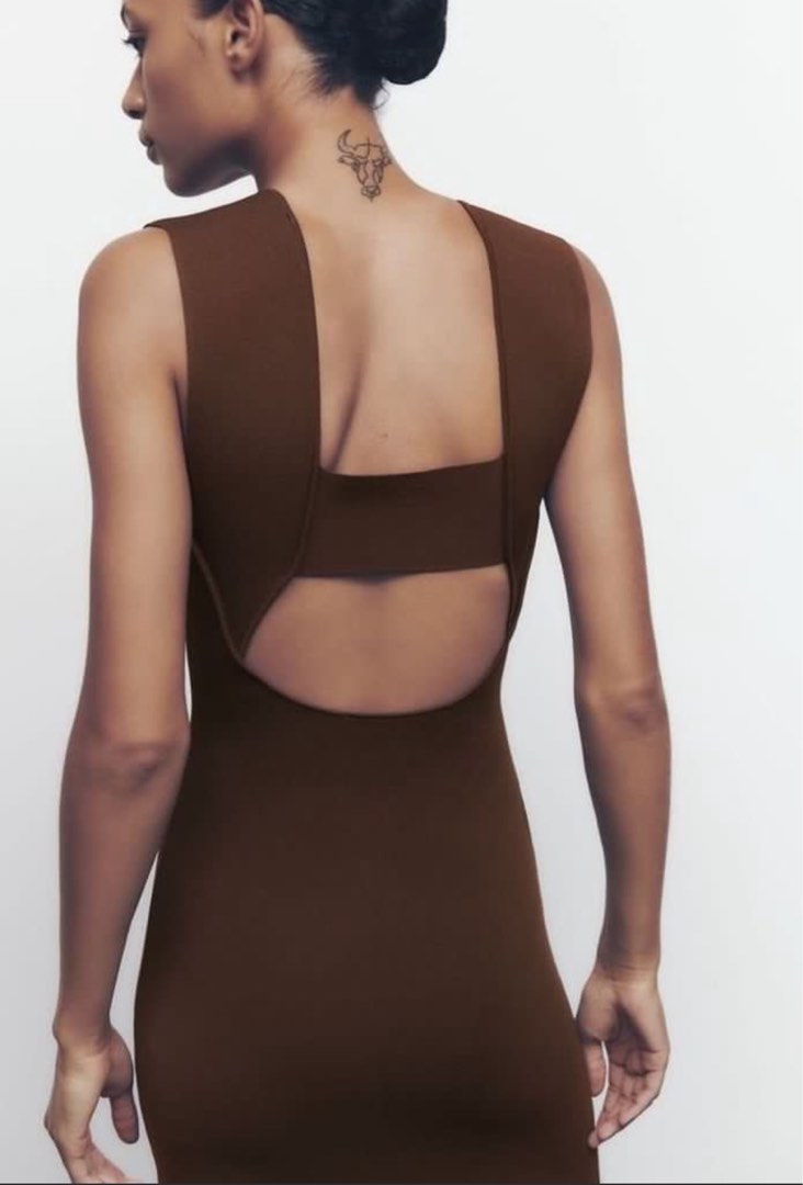 Zara brown knit open back maxi dress (XS), Women's Fashion, Dresses & Sets, Dresses on Carousell Zara brown knit open back maxi dress (XS), Women's Fashion, Dresses & Sets, Dresses on Carousell