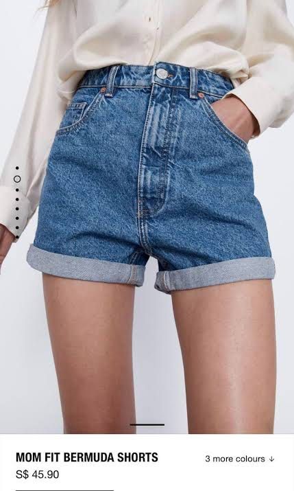 Zara Mom Shorts Women s Fashion Bottoms Shorts on Carousell